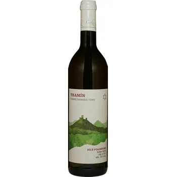 Tramín košer EMUNATI 2022, zemské víno, České vinařství Chrámce, suché