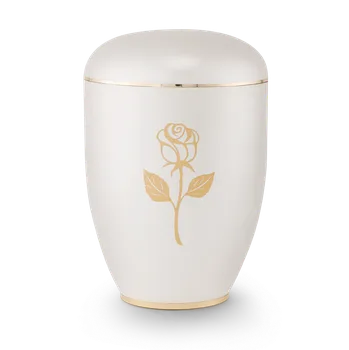 Smuteční dekorace Ekologická urna Creatio - Růže/Bílá