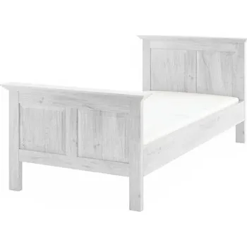 Postel ARTEN (NANO Systems s.r.o.) Rustikální jednolůžková postel POPRAD ACC02 - borovice (bílý vosk)