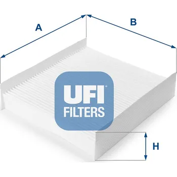 Ventilátor topení a klimatizace Filtr, vzduch v interiéru UFI 53.157.00