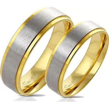 Prsten Snubní prsteny z chirurgické oceli R-M6055G