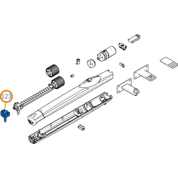 Pohon brány Came 88001-0127 pohybová matice s vidlicí pro pohony Came Amico A1824/A18230