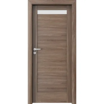 Interiérové dveře Porta Doors Interiérové dveře se zárubněmi Verte Home D1 Dekor: ořech verona 2, Šířka - orientace: 80 cm - pravé
