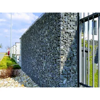 gabiony DOMYS GABIONOVÁ STĚNA 10x2,5 cm - rozm. 200x150x20 cm