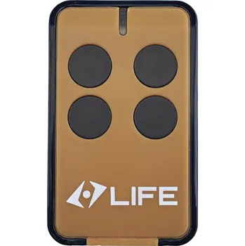 Dálkový ovladač vrat Dálkový ovladač Life Maxi 4, 4-kanálový ovladač pro pohony Life, 433,92 MHz