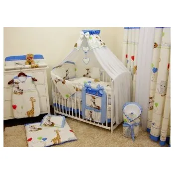 Příslušenství pro dětskou postel a kolébku Souprava do postýlky 12 dílů - model 14
