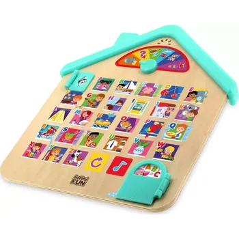 Dřevěná hračka Alltoys CIDE Domeček dřevěný s abecedou