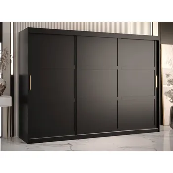 Šatní skříň Šatní skříň Terospito 1 250, Barva: černá MIRJAN 5903211199783