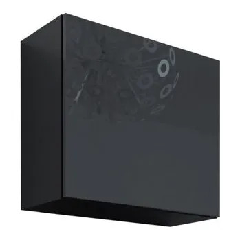 Ložnice Závěsná komoda Zigo, Barva: černý / černý lesk MIRJAN 5902928731798