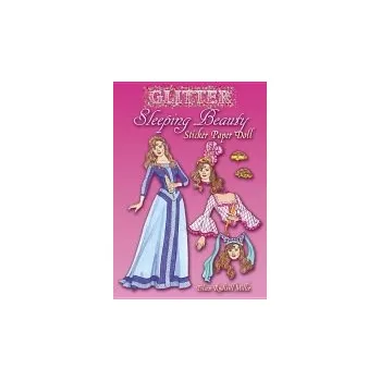 Cizojazyčná kniha Glitter Sleeping Beauty Sticker Paper Doll - Miller, Eileen