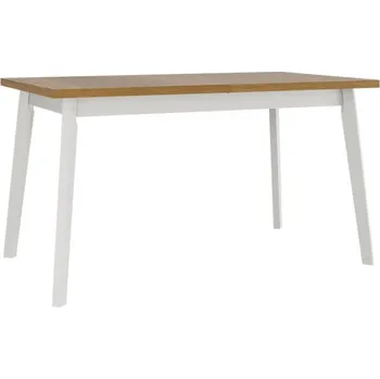 Jídelní stůl Rozkládací stůl Harry 80 x 140/180 V, Barva dřeva: dub grandson - L, Barvy nožiček: Bíla MIRJAN 5902928870138