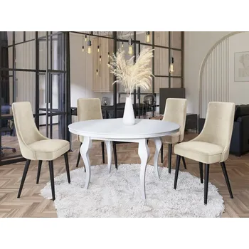 Židle Araceli 3, Potah: Magic Velvet 2250, Barvy nožiček: černá MIRJAN 5903211284717