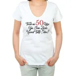 Narozeninové tričko k 50 pro ženu SK - velikost S