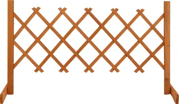 Plot Zahradní trelážový plot z masivní jedle oranžový 120 x 60 cm