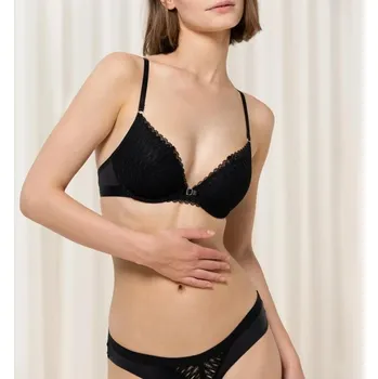Podprsenka Triumph černá krajková push-up podprsenka Aura Spotlight 75E