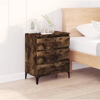 přebalovací pult a komoda Petrashop Příborník kouřový dub 60 x 35 x 70 cm kompozitní dřevo Hnědá823053