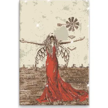 Diamantové malování Diamantové malování - Boží mlýny - 80x120 cm, bez dřevěného rámu - CZ výroba