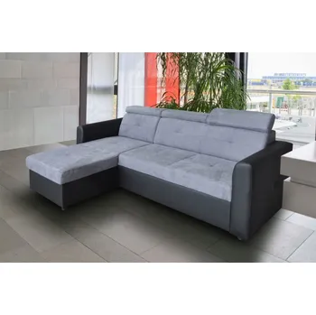 Sedací souprava MIRJAN Spain L/P Ekokůže Soft 011 (černá) + Antara 2038