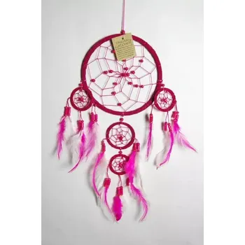 Lapač snů Lapač snů růžovobílý 45 cm