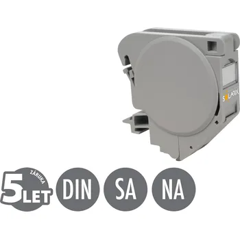 Rozvaděč SOLARIX Držák keystonu 1 x RJ45 na DIN lištu šedý 23064920