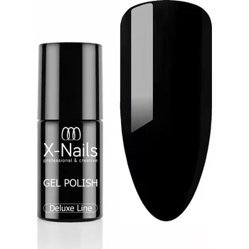 Profesionální gel lak Deluxe line, 5ml – ANTHRACITE (antracitově černý, perfektně krycí gel lak) (Dlouhotrvající gel lak, 5ml – černý)
