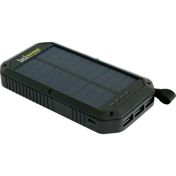 Powerbanka BasicNature 8 Powerbank 8K se solárním nabíjením a LED světlem