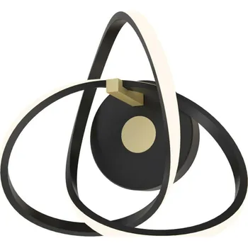 Nástěnné svítidlo ZUMALINE MB9717-1-3BGN INDIGO nástěnné svítidlo černá-zlatá