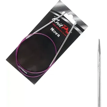 Jehlice KnitPro Nova kruhové kovové fixní jehlice 2,5mm 50cm (KnitPro Nova kruhové kovové jehlice 2,5mm 50cm)
