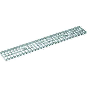 Odvodňovací žlab Dakota Pozinkovaná mříž k odvodňovacímu žlabu - 12,5 t Typ: oko 33 x 33 mm, Délka: 1000 mm, Šířka: 200 mm