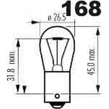 Autožárovka žárovka AUTOLAMP 24V 21W BA15s