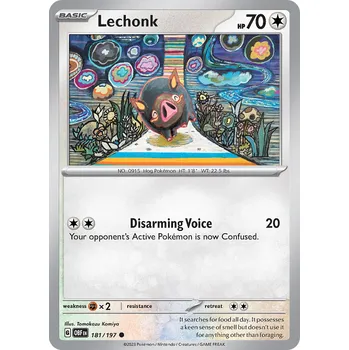 Karetní hra Pokémon karta Lechonk 181/197