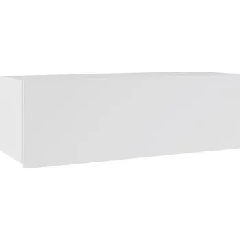 police Police s dvířky Bralani BR02, Barva: bílá / bílá lesk MIRJAN 5902928149142