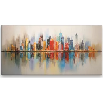 Obraz Obraz na plátně - New York v odrazu - 60x30 cm - CZ výroba
