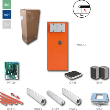 Pohon brány NICE WIDEL KIT - automatická závora do 6m