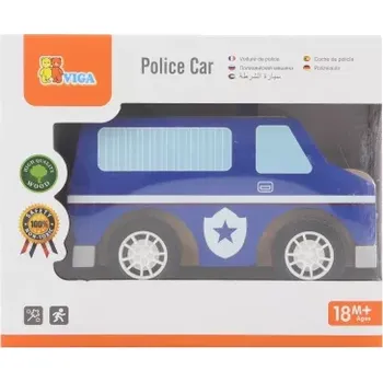 autíčko Viga Dřevěné policejní auto