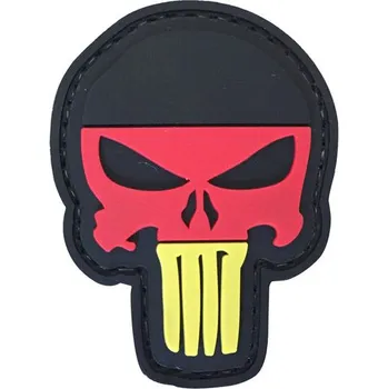 Nášivka WARAGOD Nášivka 3D German Punisher 6x4.5cm