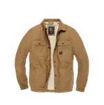 Vintage Industries Přechodová bunda Dean sherpa, tmavě hnědá