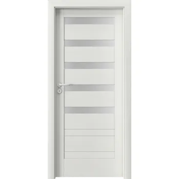 Interiérové dveře Porta Doors Interiérové dveře se zárubněmi Verte Home D5 Dekor: wenge bílá, Šířka - orientace: 80 cm - levé