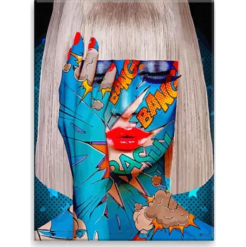 Obraz Obraz na plátně - Bang girl - 30x40 cm - CZ výroba