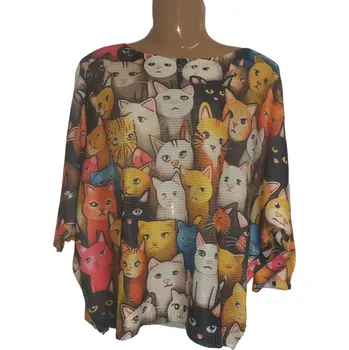 Dámský svetr Dámský svetřík s kočkami