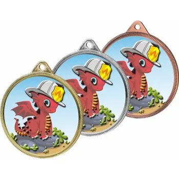 Poháry Bauer Kovová medaile MDLHM07 | Hasiči