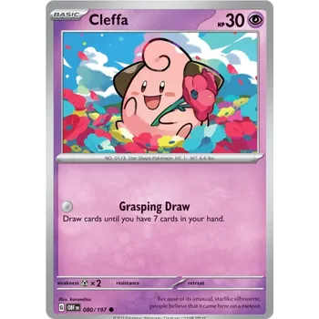 Sběratelská karetní hra Pokémon TCG Cleffa 080/197 - Reverse Holo
