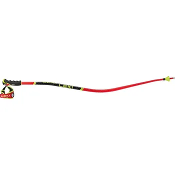 Zimní sport LEKI WCR SG/DH 3D, bright red-black-neonyellow Velikost: 125 cm