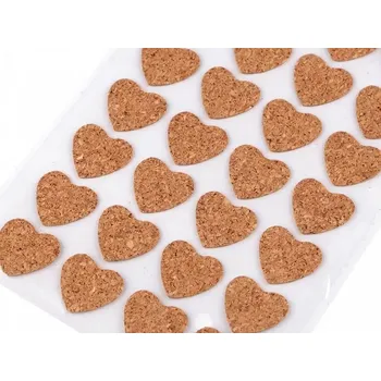 samolepka Korkové samolepky srdce