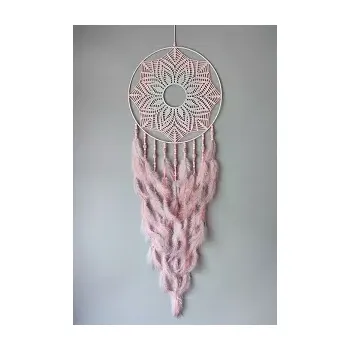 Lapač snů Lapač zlých snů Večerní hvězda 40 x 130 cm č.2 (Růžovo šedý)