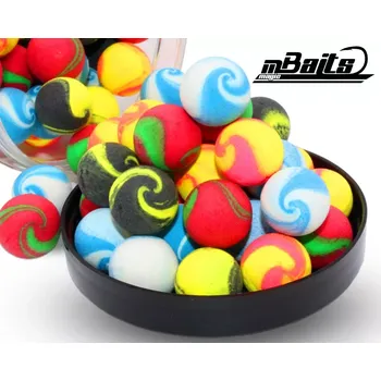 Boilies Twister mix barev pop up boilie 15mm (Dvoubarevné plovoucí boilies Twister)