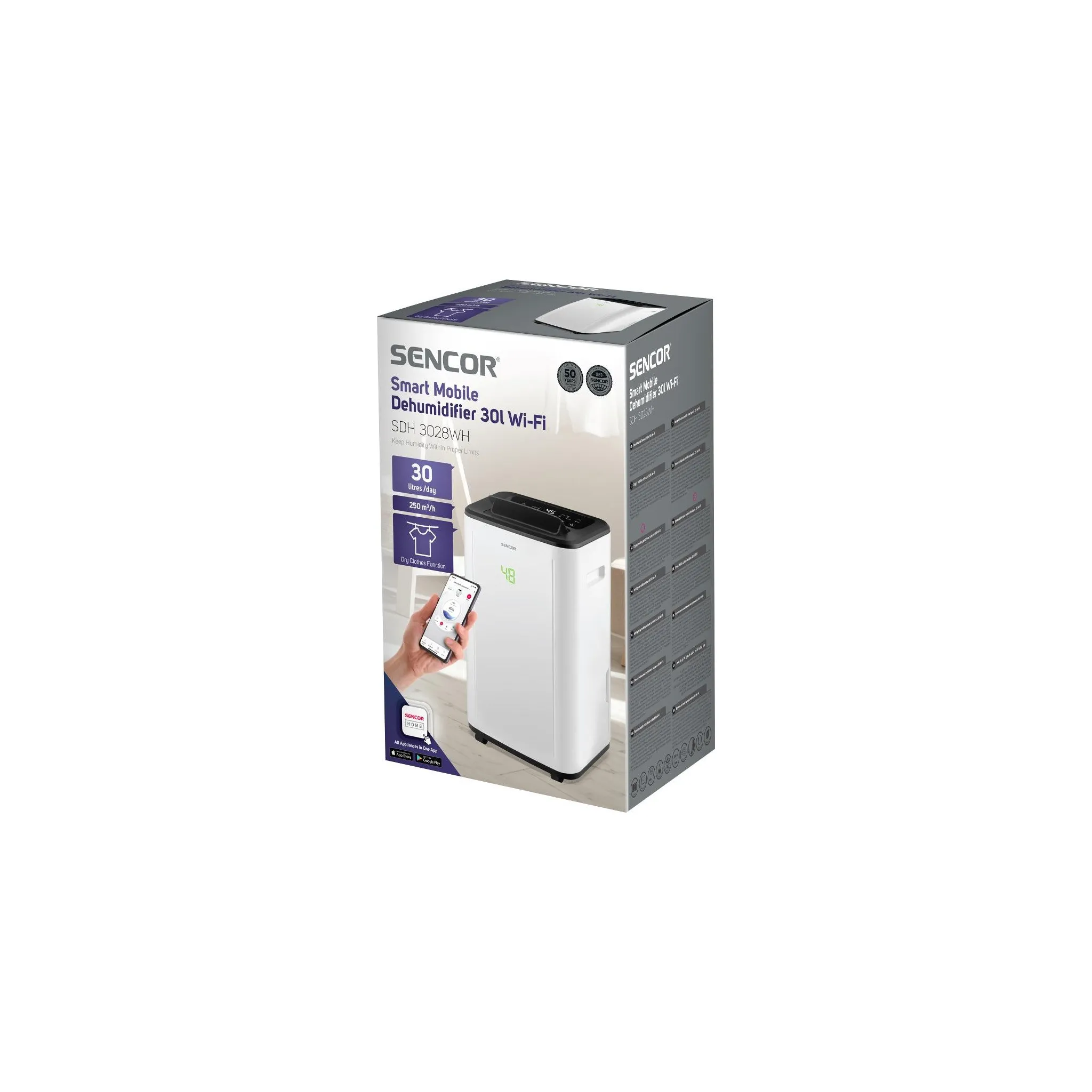 Fotografie 3 - Odvlhčovač vzduchu Sencor SDH 3028WH