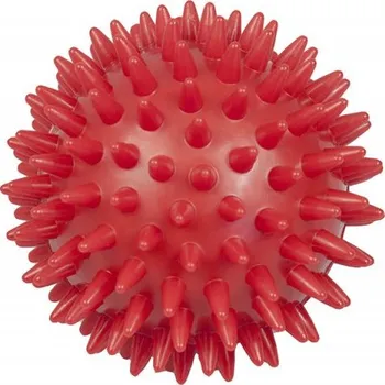 Masážní míček YATE Míček masážní ježek Igel Ball s bodlinkami 9.2 cm červený