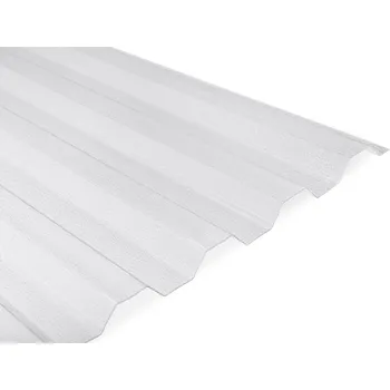 Polykarbonátová deska Palram Trapézový polykarbonát s jemnou strukturou - čirý Šířka desky: 1,06 m, Délka desky: 3,5 m