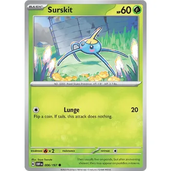 Karetní hra Pokémon TCG Surskit 006/197